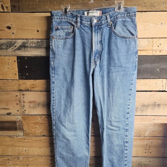 Levi’s 550 Men’s Relaxed Fit Jeans 33x34 Great Condition - Picture 2 of 6